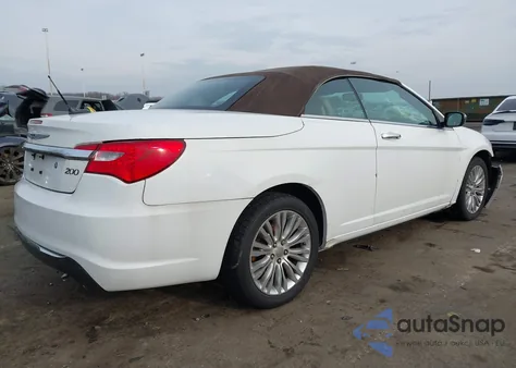 2011 Chrysler 200 Limited from USA, damaged, VIN 1C3BC7EG3BN529872